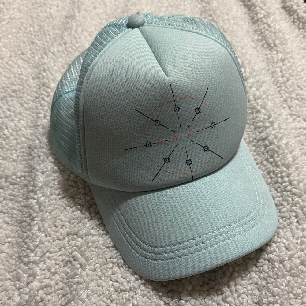 Roxy Light Blue Trucker Hat